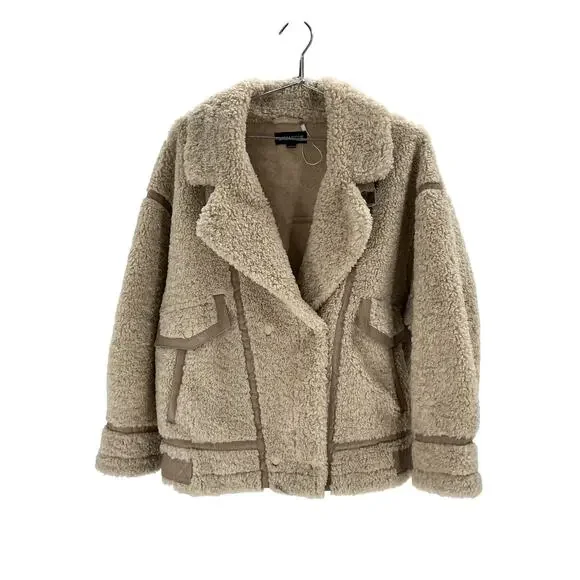 Lamarque 'Badu' Tan Polyester Jacket Size S